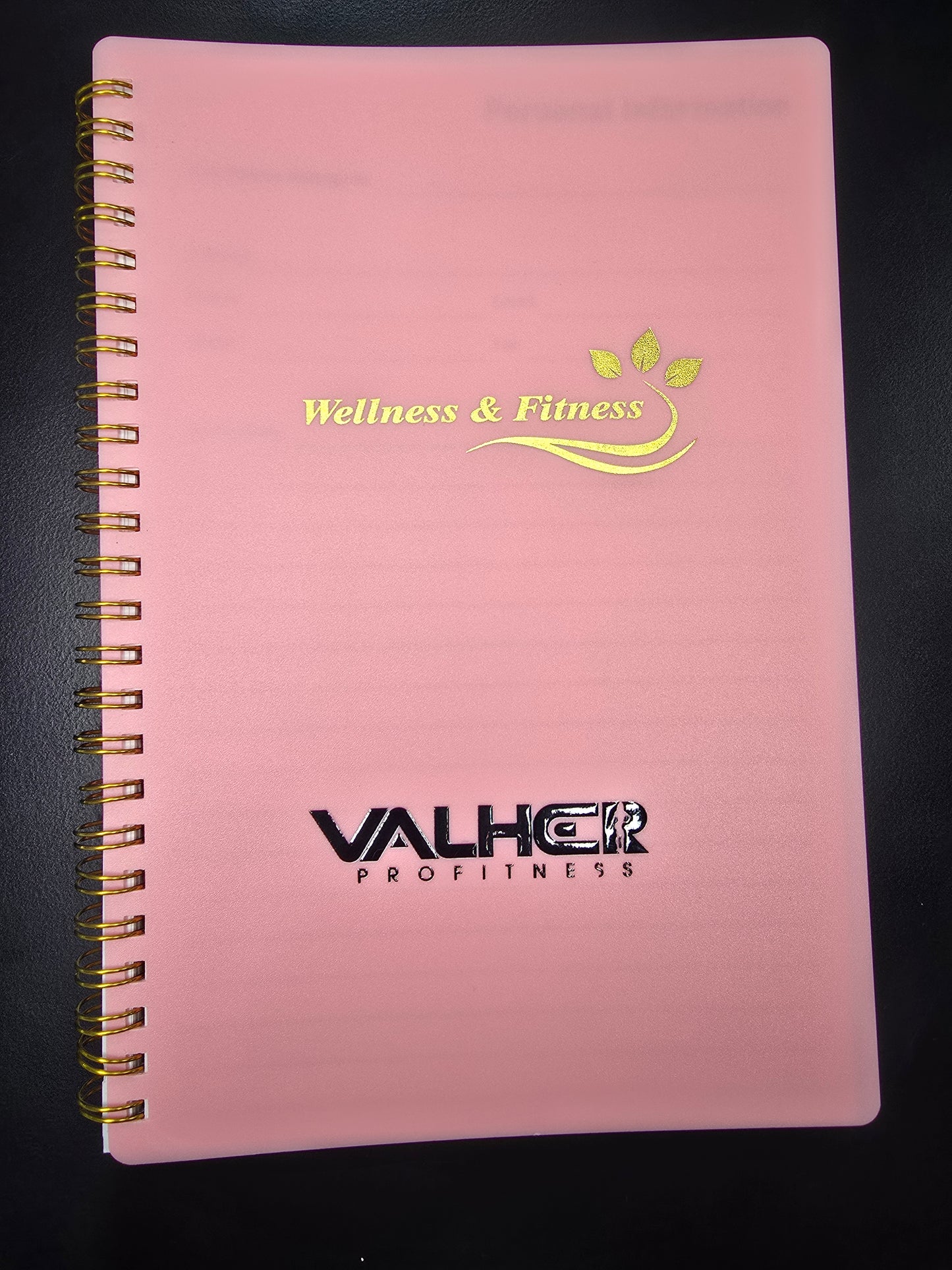 Fitness Track Notebook