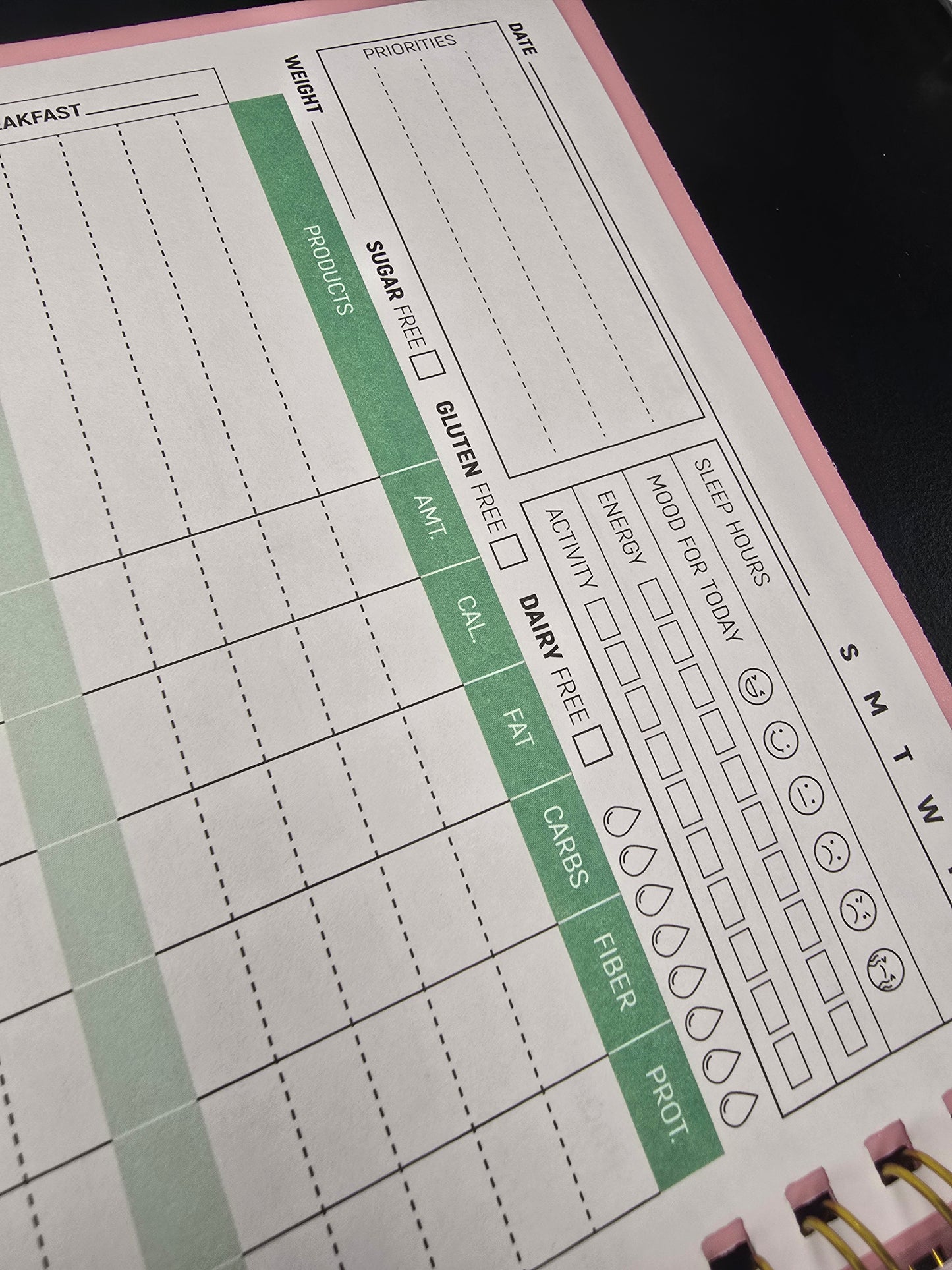 Fitness Track Notebook