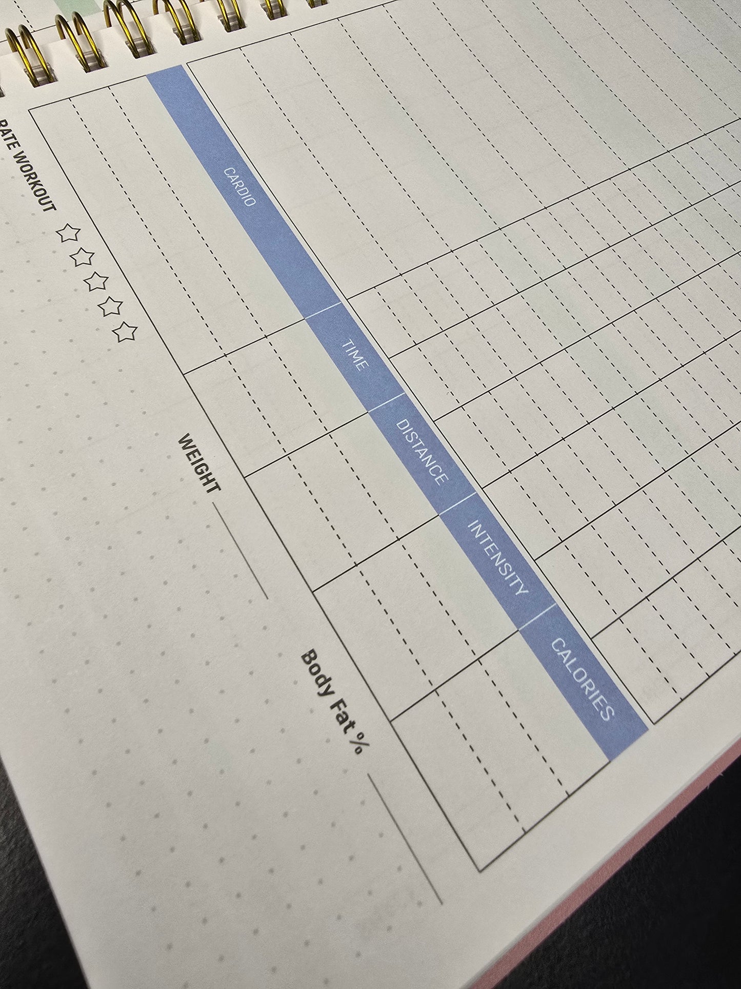 Fitness Track Notebook